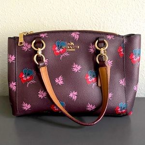 Coach Carryall Fall Leaves Purse
